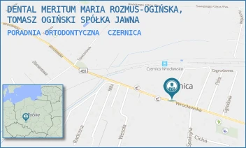 PORADNIA ORTODONTYCZNA - DENTAL MERITUM MARIA ROZMUS-OGIŃSKA, TOMASZ OGIŃSKI SPÓŁKA JAWNA - UL. KOLEJOWA 2A,  CZERNICA