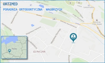 PORADNIA ORTODONTYCZNA - ORTIMED - UL. BOLESŁAWA CHROBREGO 10-12,  WAŁBRZYCH