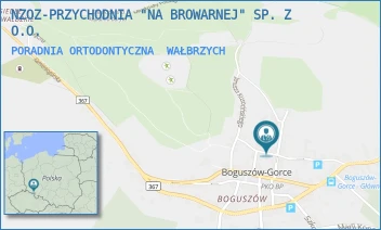 PORADNIA ORTODONTYCZNA - NZOZ-PRZYCHODNIA "NA BROWARNEJ" SP. Z O.O. - UL. BROWARNA 3,  WAŁBRZYCH