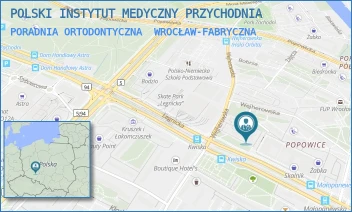 PORADNIA ORTODONTYCZNA - PHM SPÓŁKA Z OGRANICZONĄ ODPOWIEDZIALNOŚCIĄ - UL. LEGNICKA 61,  WROCŁAW-FABRYCZNA
