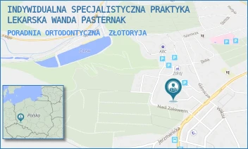PORADNIA ORTODONTYCZNA - INDYWIDUALNA SPECJALISTYCZNA PRAKTYKA LEKARSKA WANDA PASTERNAK - KWISKA 1,  ZŁOTORYJA