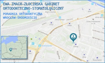 PORADNIA ORTODONTYCZNA - EWA IMACH-ZŁOCIŃSKA GABINET ORTODONTYCZNO-STOMATOLOGICZNY - UL. STEFANA ŻEROMSKIEGO 60/6A,  WROCŁAW-ŚRÓDMIEŚCIE