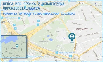 PORADNIA ORTODONTYCZNA - ŚWIAT ZDROWIA OPERATOR MEDYCZNY SP. Z O.O - GDAŃSKA 3,  WARSZAWA ŻOLIBORZ