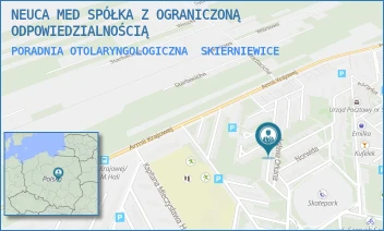 PORADNIA OTOLARYNGOLOGICZNA - ŚWIAT ZDROWIA OPERATOR MEDYCZNY SPÓŁKA Z OGRANICZONĄ ODPOWIEDZIALNOŚCIĄ - UL. WŁADYSŁAWA ORKANA 6 D/E/F,  SKIERNIEWICE