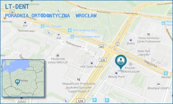 PORADNIA ORTODONTYCZNA - LT-DENT - UL. LEGNICKA 162/3,  WROCŁAW