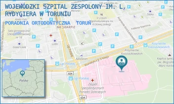 PORADNIA ORTODONTYCZNA - WOJEWÓDZKI SZPITAL ZESPOLONY IM. L. RYDYGIERA W TORUNIU - KONSTYTUCJI 3 MAJA 42/-,  TORUŃ