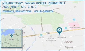 PORADNIA UROLOGICZNA - NIEPUBLICZNY ZAKŁAD OPIEKI ZDROWOTNEJ "GOL-MED." SP. Z O.O - SZOSA RYPIŃSKA 30/C,  GOLUB-DOBRZYŃ