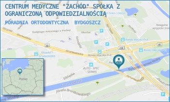 PORADNIA ORTODONTYCZNA - CENTRUM MEDYCZNE "ZACHÓD" SPÓŁKA Z OGRANICZONĄ ODPOWIEDZIALNOŚCIĄ - GRUNWALDZKA 138,  BYDGOSZCZ