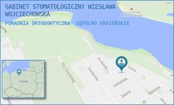 PORADNIA ORTODONTYCZNA - GABINET STOMATOLOGICZNY WIESŁAWA WOJCIECHOWSKA - PLAŻOWA 1,  SĘPÓLNO KRAJEŃSKIE