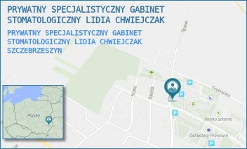 PRYWATNY SPECJALISTYCZNY GABINET STOMATOLOGICZNY LIDIA CHWIEJCZAK - PRYWATNY SPECJALISTYCZNY GABINET STOMATOLOGICZNY LIDIA CHWIEJCZAK - OGRODOWA 14,  SZCZEBRZESZYN