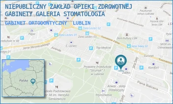 GABINET ORTODONTYCZNY - NIEPUBLICZNY ZAKŁAD OPIEKI ZDROWOTNEJ GABINETY GALERIA STOMATOLOGIA - JANA SAWY 1A,  LUBLIN