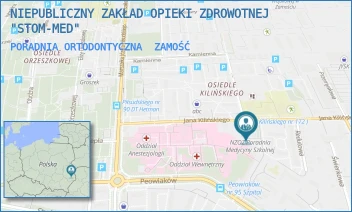 PORADNIA ORTODONTYCZNA - NIEPUBLICZNY ZAKŁAD OPIEKI ZDROWOTNEJ "STOM-MED" - KILIŃSKIEGO 32,  ZAMOŚĆ