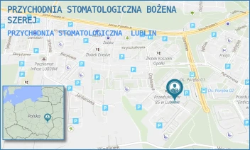 PRZYCHODNIA STOMATOLOGICZNA - PRZYCHODNIA STOMATOLOGICZNA BOŻENA SZEREJ - ONYKSOWA 12,  LUBLIN