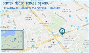 PORADNIA ORTODONTYCZNA WA-BEL - CORTEN MEDIC TOMASZ SIKORA - BELGRADZKA 4/U10,  URSYNÓW
