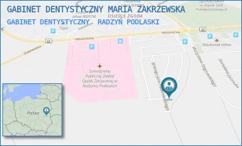 GABINET DENTYSTYCZNY - GABINET DENTYSTYCZNY MARIA ZAKRZEWSKA - KAROLA SZYMANOWSKIEGO 29,  RADZYŃ PODLASKI