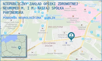 PORADNIA NEUROLOGICZNA - NIEPUBLICZNY ZAKŁAD OPIEKI ZDROWOTNEJ NEUROMED M. I M. NASTAJ SPÓŁKA PARTNERSKA - PÓŁNOCNA 8/3,  LUBLIN
