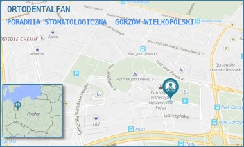 PORADNIA STOMATOLOGICZNA - ORTODENTALFAN - BP. WILHELMA PLUTY 6/3,  GORZÓW WIELKOPOLSKI