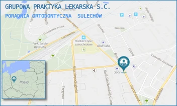 PORADNIA ORTODONTYCZNA - GRUPOWA PRAKTYKA LEKARSKA S.C. - UL. STYCZNIOWA 38,  SULECHÓW