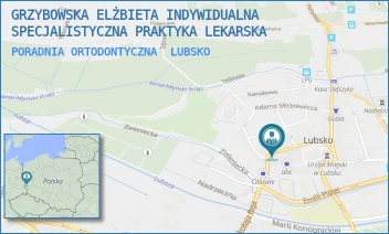 PORADNIA ORTODONTYCZNA - GRZYBOWSKA ELŻBIETA INDYWIDUALNA SPECJALISTYCZNA PRAKTYKA LEKARSKA - UL. KOPERNIKA 19/28-29,  LUBSKO