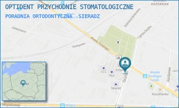 PORADNIA ORTODONTYCZNA - OPTIDENT PRZYCHODNIE STOMATOLOGICZNE - UL. SARAŃSKA 6N,  SIERADZ