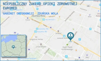 GABINET ORTODONCJI - NIEPUBLICZNY ZAKŁAD OPIEKI ZDROWOTNEJ EUROMED - UL. ŁASKA 23,  ZDUŃSKA WOLA