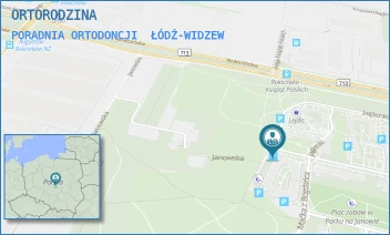 PORADNIA ORTODONCJI - ORTORODZINA - MAĆKA Z BOGDAŃCA  16 C,  ŁÓDŹ-WIDZEW