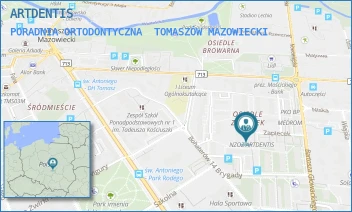PORADNIA ORTODONTYCZNA - ARTDENTIS - UL. ZAPIECEK 16,  TOMASZÓW MAZOWIECKI