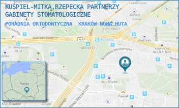 PORADNIA ORTODONTYCZNA - KUŚPIEL-MITKA,RZEPECKA PARTNERZY GABINETY STOMATOLOGICZNE - UL. OS. DYWIZJONU 303 19C,  KRAKÓW-NOWA HUTA