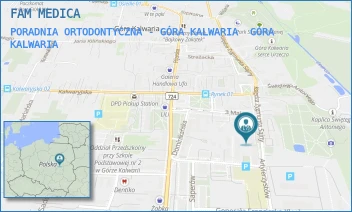 PORADNIA ORTODONTYCZNA - GÓRA KALWARIA - FAM MEDICA - KS SAJNY 1A,  GÓRA KALWARIA