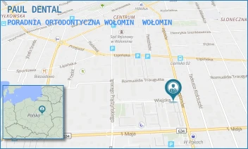 PORADNIA ORTODONTYCZNA WOŁOMIN - PAUL DENTAL - LEGIONÓW 68/1,  WOŁOMIN