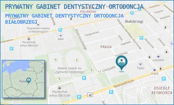 PRYWATNY GABINET DENTYSTYCZNY ORTODONCJA - PRYWATNY GABINET DENTYSTYCZNY ORTODONCJA - 11 LISTOPADA 33,  BIAŁOBRZEGI