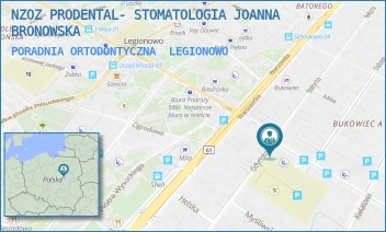 PORADNIA ORTODONTYCZNA - NZOZ PRODENTAL- STOMATOLOGIA JOANNA BRONOWSKA - ZAKOPIAŃSKA 4A,  LEGIONOWO