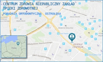 PORADNIA ORTODONTYCZNA - CENTRUM ZDROWIA ADAM MUSZYŃSKI SPÓŁKA KOMANDYTOWO-AKCYJNA - PILECKIEGO 14,  OSTROŁĘKA