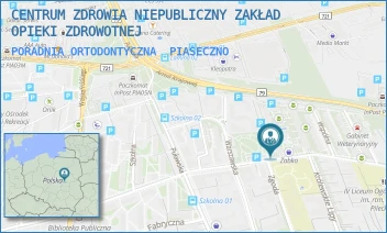 PORADNIA ORTODONTYCZNA - CENTRUM ZDROWIA ADAM MUSZYŃSKI SPÓŁKA KOMANDYTOWO-AKCYJNA - MŁYNARSKA 13A/89,  PIASECZNO