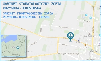 GABINET STOMATOLOGICZNY ZOFIA PRZYGODA-TERESIŃSKA - GABINET STOMATOLOGICZNY ZOFIA PRZYGODA-TERESIŃSKA - IŁŻECKA 12,  LIPSKO