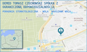 PORADNIA STOMATOLOGICZNA - WOLA - DEMED TOMASZ CZECHOWSKI SPÓŁKA Z OGRANICZONĄ ODPOWIEDZIALNOŚCIĄ - ESPERANTO 12,  WARSZAWA WOLA