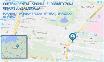 PORADNIA ORTODONTYCZNA WA-MAK - CORTEN DENTAL SPÓŁKA Z OGRANICZONĄ ODPOWIEDZIALNOŚCIĄ - MAKOLĄGWY 21/U4,  WARSZAWA URSYNÓW