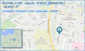 PORADNIA ORTODONTYCZNA KANAŁOWA - NIEPUBLICZNY ZAKŁAD OPIEKI ZDROWOTNEJ "ALDENT-M" - KANAŁOWA 10/12/105,  RADOM