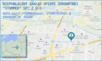 NZOZ "STOMMED" STOMATOLOGIA Z ENDODONCJĄ - NIEPUBLICZNY ZAKŁAD OPIEKI ZDROWOTNEJ "STOMMED" SP. Z O.O. - MIŁA 4/8,  RADOM