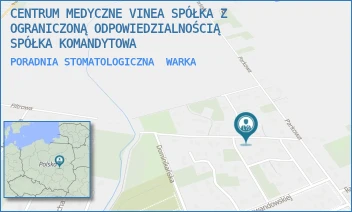 PORADNIA STOMATOLOGICZNA - CENTRUM MEDYCZNE VINEA SPÓŁKA Z OGRANICZONĄ ODPOWIEDZIALNOŚCIĄ SPÓŁKA KOMANDYTOWA - JANA CHRYZOSTOMA PASKA 3,  WARKA