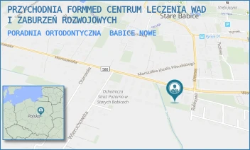 PORADNIA ORTODONTYCZNA - PRZYCHODNIA FORMMED CENTRUM LECZENIA WAD I ZABURZEŃ ROZWOJOWYCH - WARSZAWSKA 197D,  BABICE NOWE