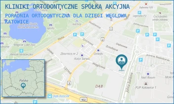 PORADNIA ORTODONTYCZNA DLA DZIECI WĘGLOWA - KLINIKI ORTODONTYCZNE SPÓŁKA AKCYJNA - UL. WĘGLOWA 9,  KATOWICE