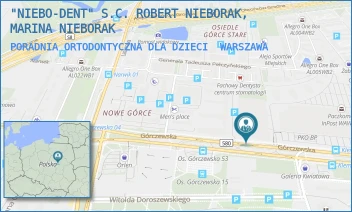 PORADNIA ORTODONTYCZNA DLA DZIECI - "NIEBO-DENT" SP.ZO.O. - GÓRCZEWSKA 222/212,  WARSZAWA