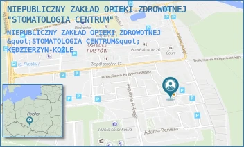 NIEPUBLICZNY ZAKŁAD OPIEKI ZDROWOTNEJ "STOMATOLOGIA CENTRUM" - NIEPUBLICZNY ZAKŁAD OPIEKI ZDROWOTNEJ "STOMATOLOGIA CENTRUM" - UL. WOJCIECHA KORFANTEGO 21,  KĘDZIERZYN-KOŹLE
