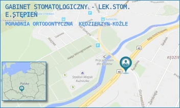 PORADNIA ORTODONTYCZNA - GABINET STOMATOLOGICZNY - LEK.STOM. E.STĘPIEŃ - UL. GRUNWALDZKA 63/1,  KĘDZIERZYN-KOŹLE