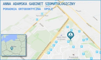 PORADNIA ORTODONTYCZNA - ANNA ADAMSKA GABINET STOMATOLOGICZNY - FIELDORFA 6,  OPOLE