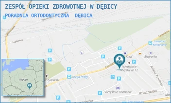 PORADNIA ORTODONTYCZNA - ZESPÓŁ OPIEKI ZDROWOTNEJ W DĘBICY - UL. CMENTARNA 54,  DĘBICA