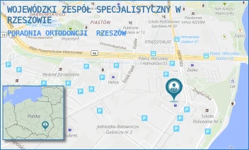 PORADNIA ORTODONCJI - WOJEWÓDZKI ZESPÓŁ SPECJALISTYCZNY W RZESZOWIE - UL. HETMAŃSKA 120,  RZESZÓW