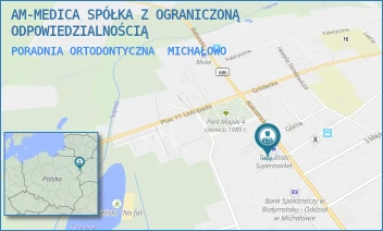 PORADNIA ORTODONTYCZNA - AM-MEDICA SPÓŁKA Z OGRANICZONĄ ODPOWIEDZIALNOŚCIĄ - BIAŁOSTOCKA 20A,  MICHAŁOWO