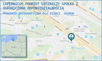 PORADNIA ORTODONTYCZNA DLA DZIECI - COPERNICUS PODMIOT LECZNICZY SPÓŁKA Z OGRANICZONĄ ODPOWIEDZIALNOŚCIĄ - ALEJA ZWYCIĘSTWA 39,  GDAŃSK